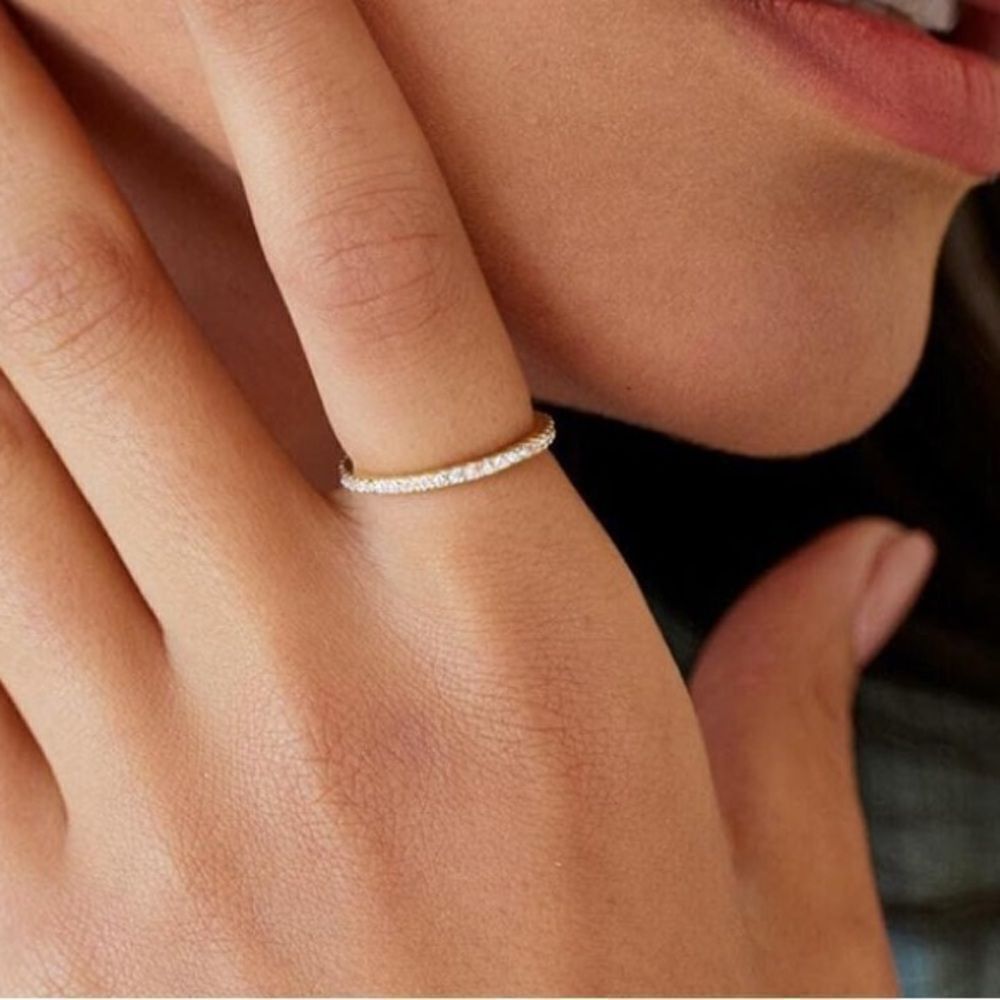14k Gold Plated Wedding Band Ring